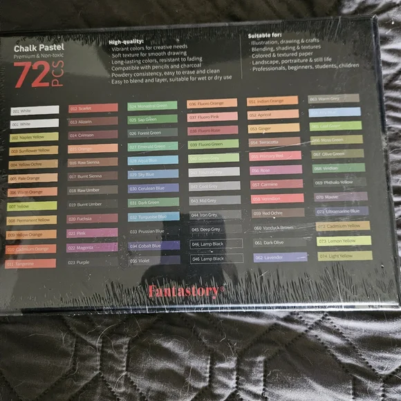 Chalk Pastel Set - 72 PCS - Premium & Non-toxic - Picture 4 of 4